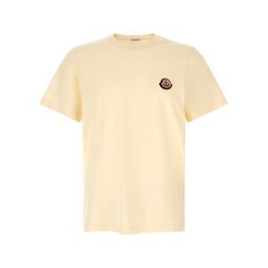Moncler White Cotton Men's T-Shirt